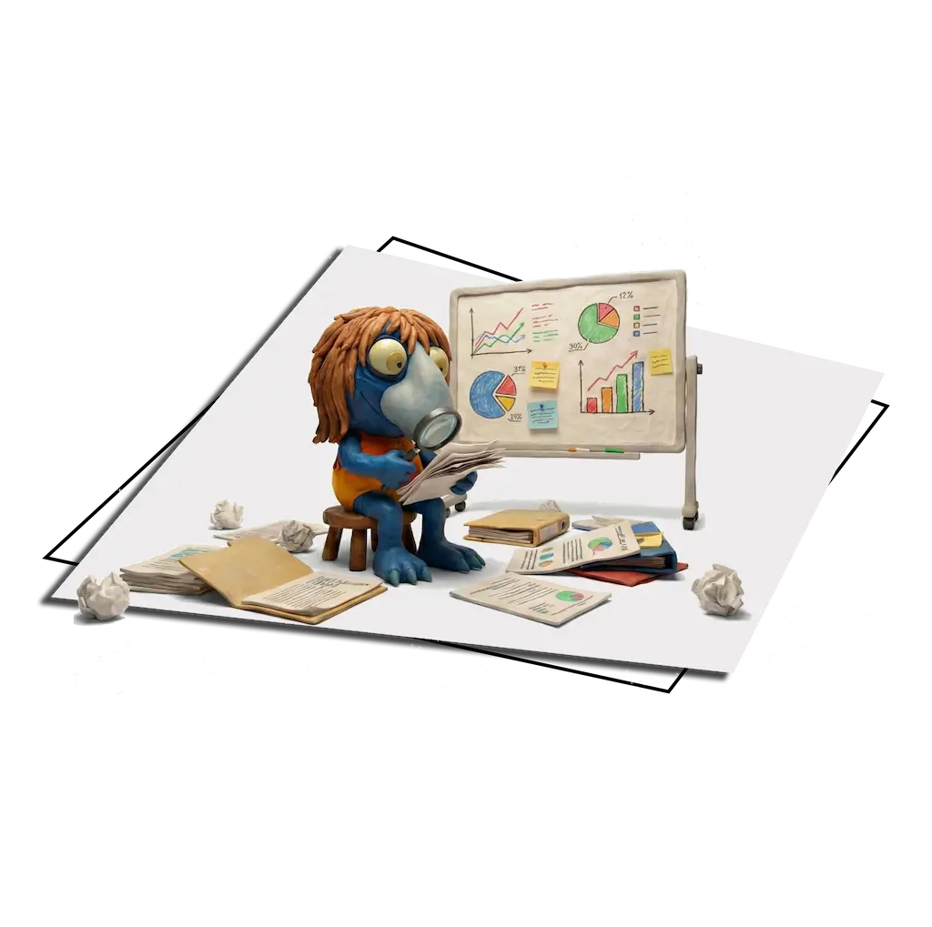 personaje de timburton que trabaja en una agencia de mkt digital